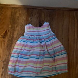 Janie and Jack pastel striped dress